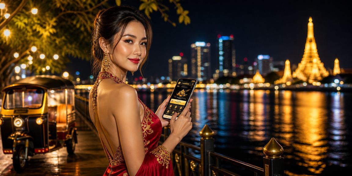 สาวไทยเล่นยิงปลา P601 บนมือถือระหว่างนั่งรถตุ๊กตุ๊ก
